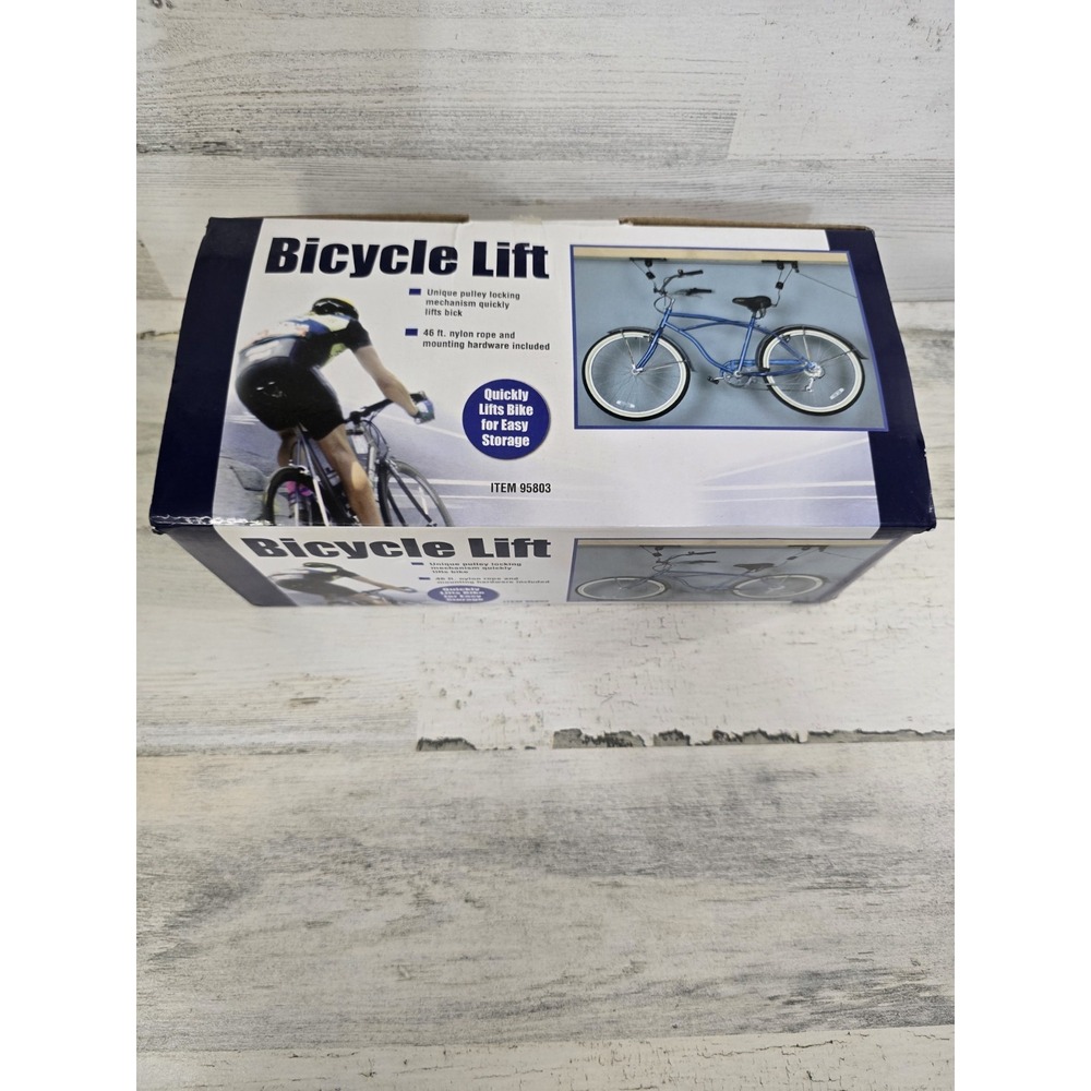 Harbor Freight Tools Bicycle Lift Ceiling Mount Hoist Garage Storage 95803 NEW